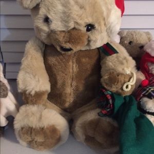 Large Christmas Teddy Bear Mechanical